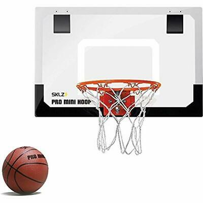 Pro Mini Basketball Hoop W/Ball. 18&quotx12" Shatter Resistant Backboard.