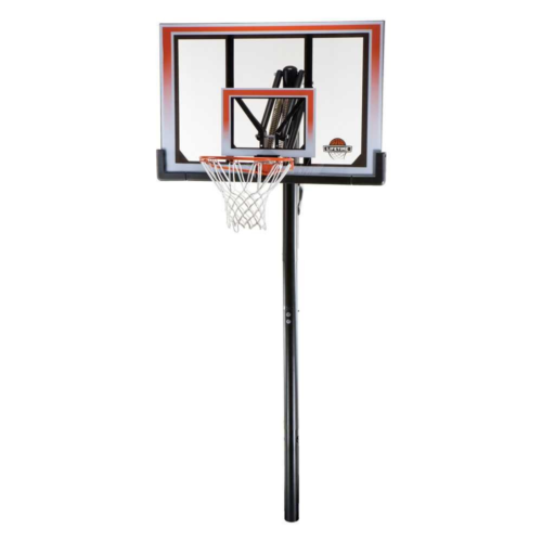 Lifetime 71799 Height Adjustable In Ground Basketball System, 50 Inch Backboard