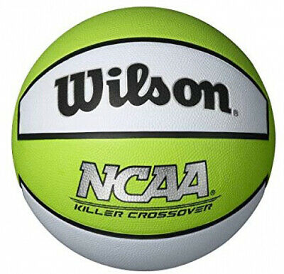 Basketball Ball Youth 27.5 in. Lime White For Indoor Outdoor Recreational Play
