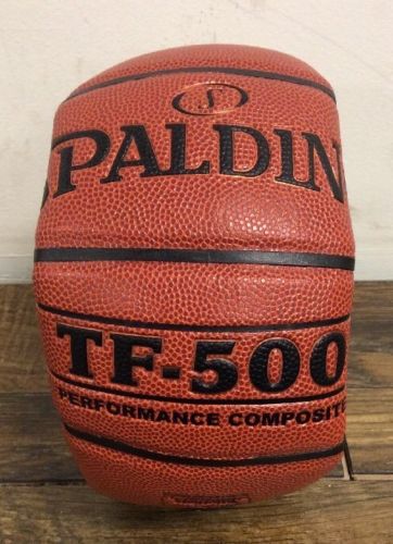 Spalding TF-500 Performance Composite Basketball- New Deflated- Indoor/Outdoor