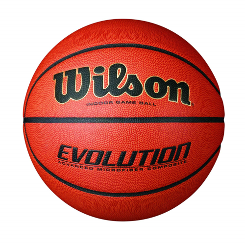 Wilson Evolution Indoor Game Basketball Black Official - 29.5