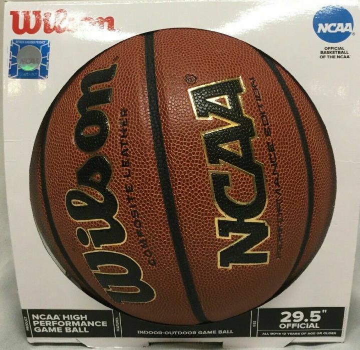 Wilson NCAA High Performance Game Ball 29.5 Official Indoor-outdoor Game Ball