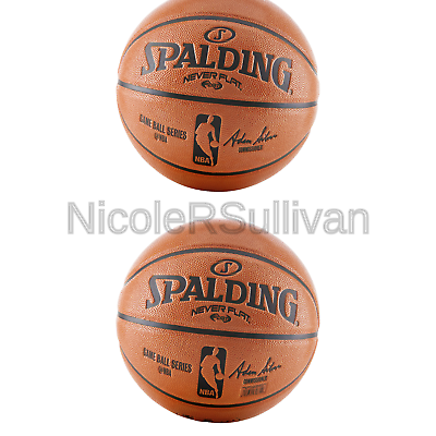 Spalding NBA Never Flat Replica Game Ball Official Size 7 (29.5