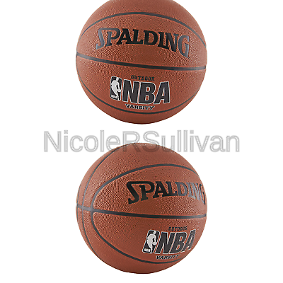 Spalding Varsity Rubber Outdoor Basketball Intermediate Size 6 (28.5