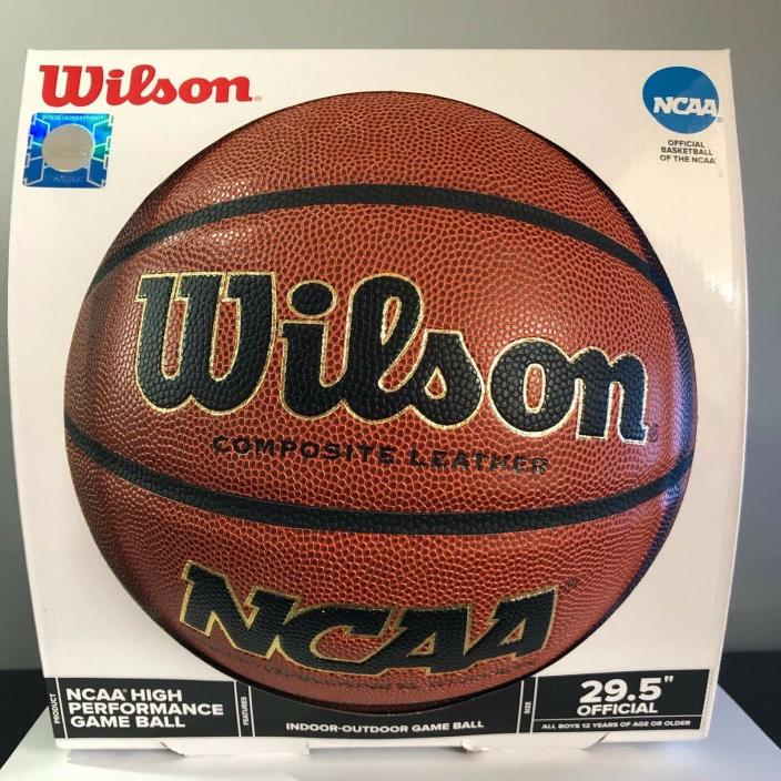 Wilson NCAA High Performance Game Ball 29.5 Official Indoor and Outdoor