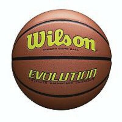 New Wilson Evolution Official Size Game Basketball-Yellow