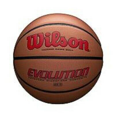New Wilson Evolution Intermediate Size Game Basketball-Scarlet