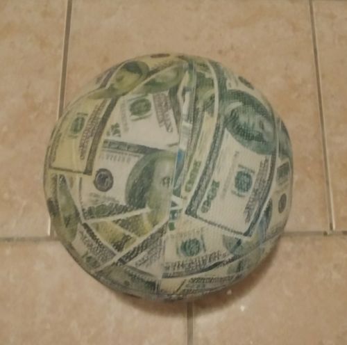 Baden $100 Dollar Bills Basketball Ball One Hundred US Money