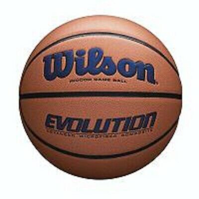 New Wilson Evolution Official Size Game Basketball-Navy