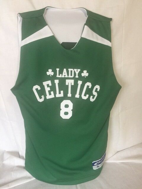 Champro Sports Lady Celtics #8 Sleeveless Reversible Jersey Youth Large