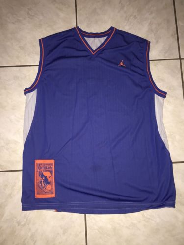 Jordan - Reversible Basketball Jersey - GOAT - Used Blue Orange White