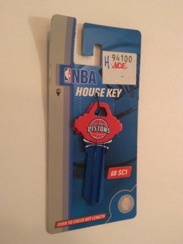 NBA Detroit Pistons Basketball SC1 House Key Blank Schlage