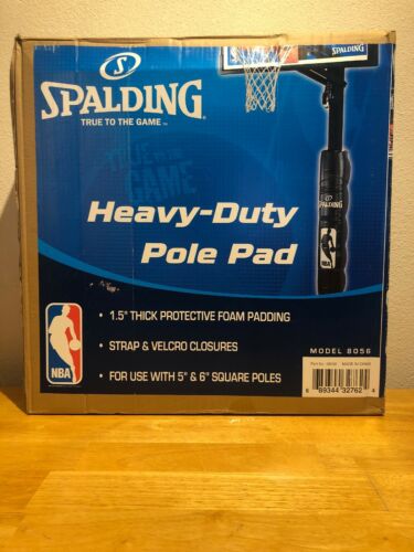 Spalding Heavy Duty Pole Padding for 5 & 6 Inch, Black