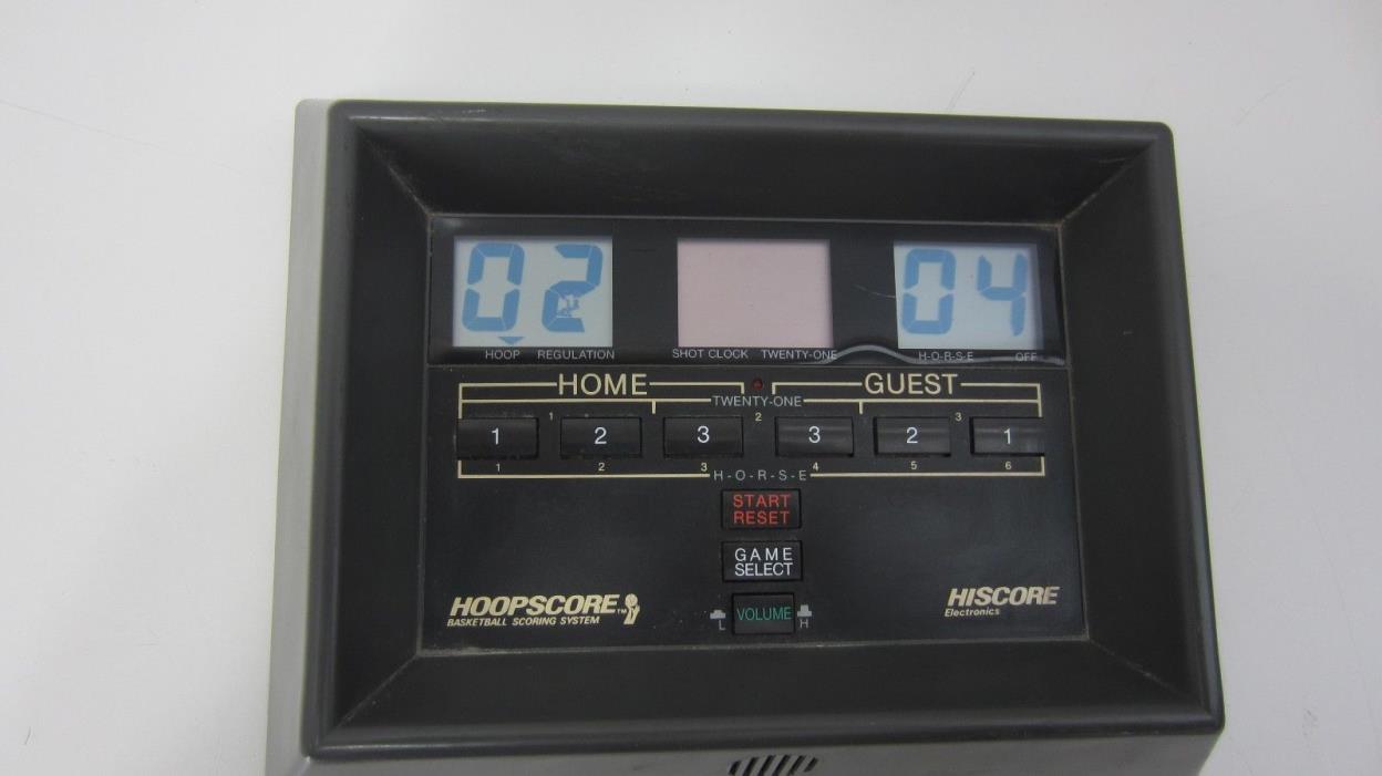 HoopScore Electronic Basketball Scoreboard JH1000  - Velcro Mount to Pole