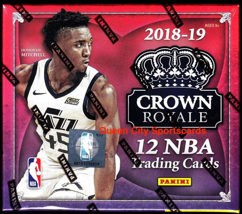 2018/19 Panini Crown Royale Basketball Factory Sealed Hobby 16 Box Case