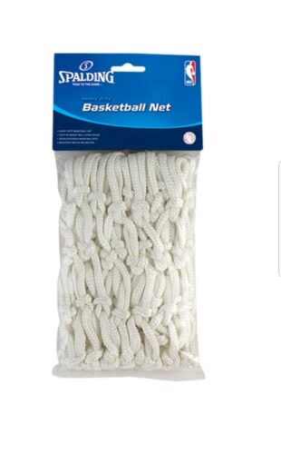 3 Spalding Heavy Duty Basketball Net, White Lot of 3