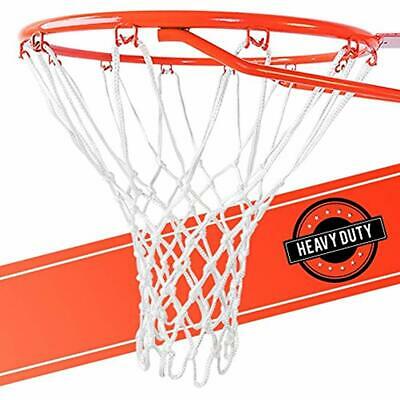 Heavy Duty Basketball Net Replacement - All Weather Anti Whip, Fits Standard Or
