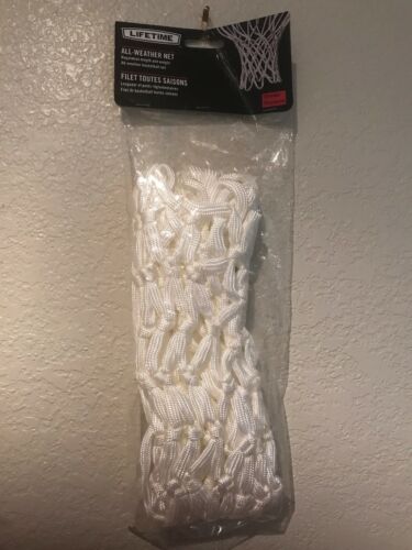 Lifetime 90506 White All-Weather Basketball Nylon Net Knotted 120 grams