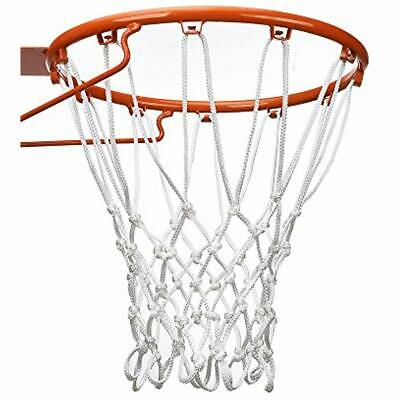 12 Loop Heavy Duty Basketball Net Fits Standard Indoor Outdoor Hoop (White) &