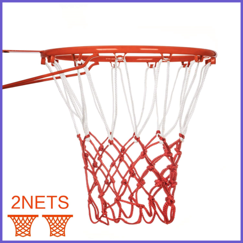 SUNCITY Fit Basketball Nets Replacement Heavy Duty Hoop Net Outdoor&Indoor 12 Lo