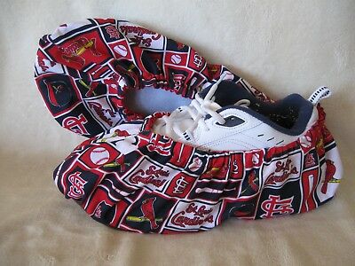 St. Louis Cardinals. Men's bowling shoe covers. Fits size 10-12. Cotton