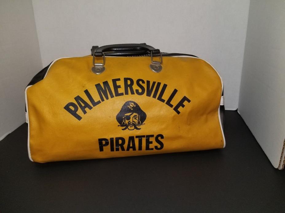 Vintage Palmersville Pirates Vinyl Zipper Sports/Gym/Duffle Bag.