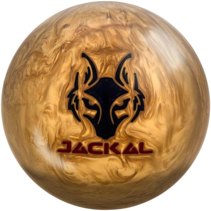 14lb Motiv GOLDEN JACKAL Pearl Reactive Heavy Oil Bowling Ball Gold