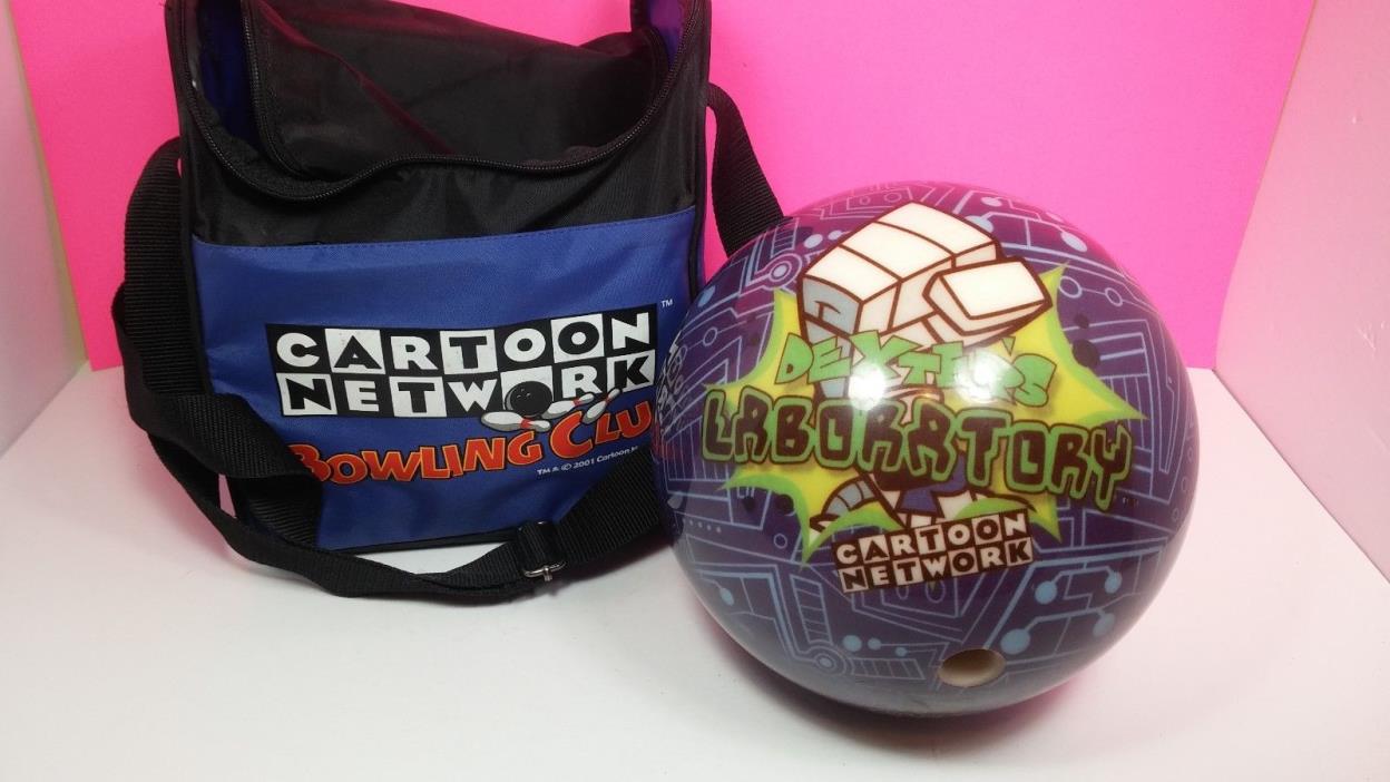 Cartoon Network Dexter's Laboratory Bowling Ball with Bag 2001