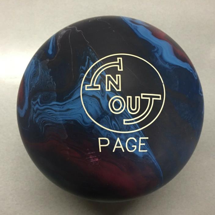 BRUNSWICK IN OUT PAGE  BOWLING  ball  14 lb.  1st quality