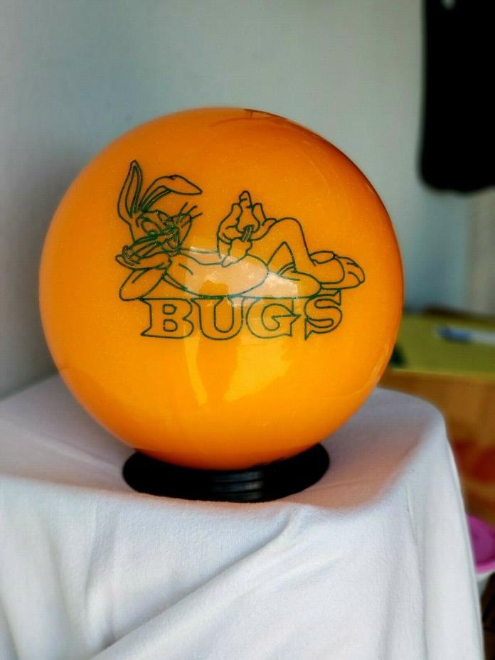 12 lb Bugs Bunny Orange Sparkle Glo Viz a Ball - Discontinued