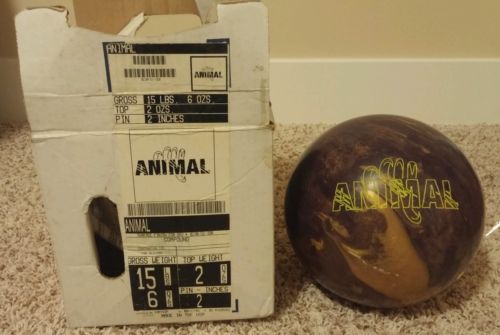 New in box! Track Animal 15 pounds bowling ball Rare!