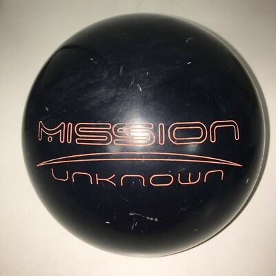 USED 15# Ebonite Mission Unknown Reactive Resin Bowling Ball - 4 3/4