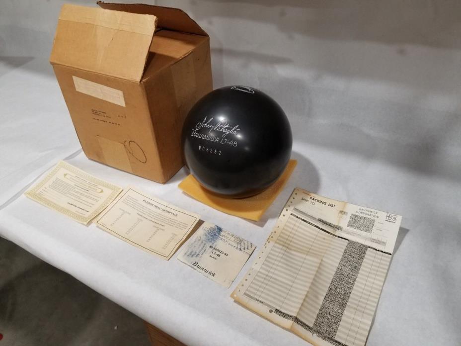 Original Johnny Petraglia Brunswick Lt-48 Bowling Ball