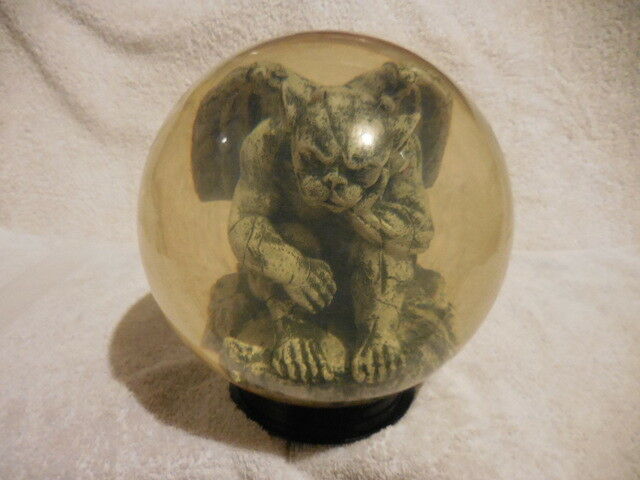 EXTREMELY RARE NEW CLEAR BOWLING BALL VISIONARY THINKER GARGOYLE 15 LBS 3 OZ