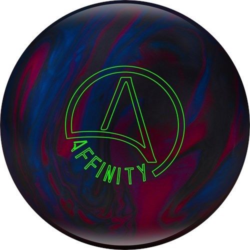 NEW Ebonite Affinity Pearl Reactive Bowling Ball, Silver/Violet/Blue, 12-16 LB
