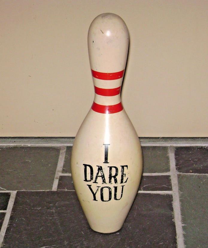 Vintage ABC All American Painted Wood Bowling Pin  