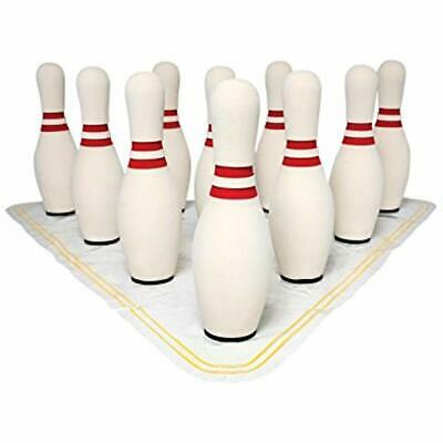 UltraFoam Bowling Pin Set With Up Mat - 15 Inch Industrial 