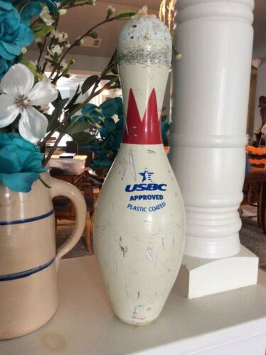 Vintage Brunswick Max BOWLING PIN - USBC Approved -  Red Crown 15