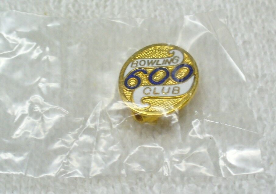 NIP WIBC Women’s 600 Club Gold Filled Lapel Bowling Pin