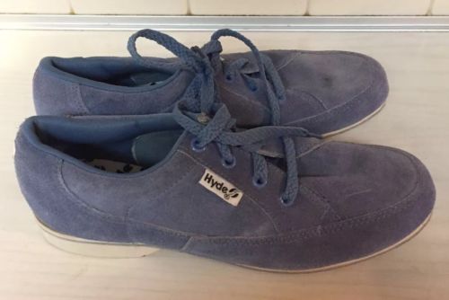 Hyde blue suede Leather Bowling Shoes Women's 6.5 vintage