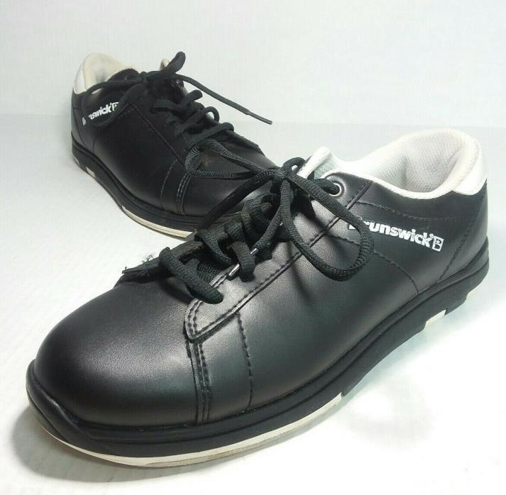 Brunswick Men's Blitz Black Bowling Shoes Size 8 Great Shape RM-003