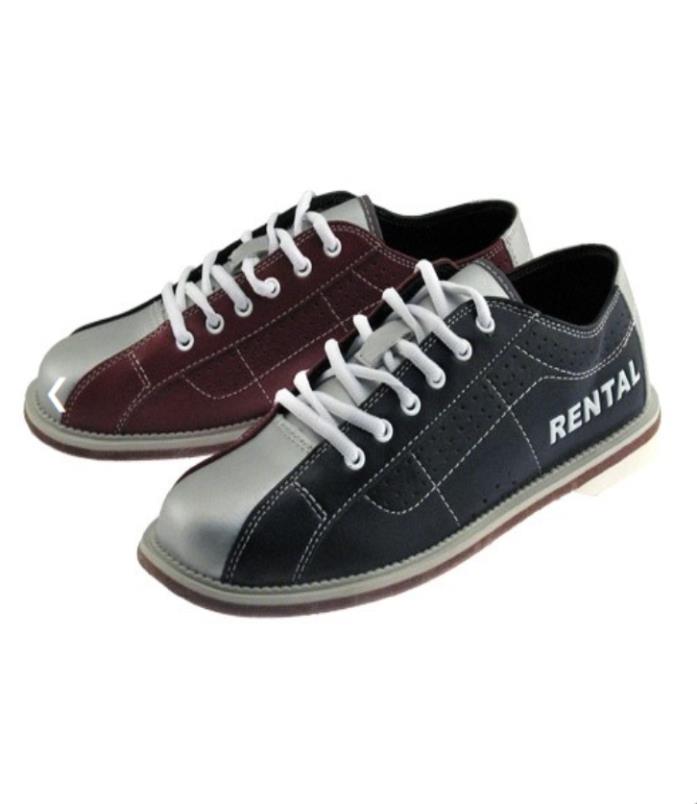 Classic Rental Bowling Shoes BlueRedSilver Multiple Sizes NEW Free Shipping