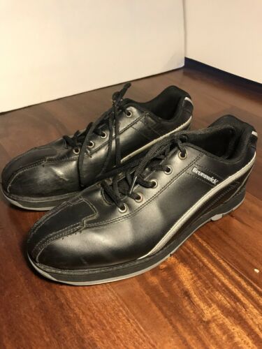 Mens Size 9.5 Brunswick Black Bowling Shoes