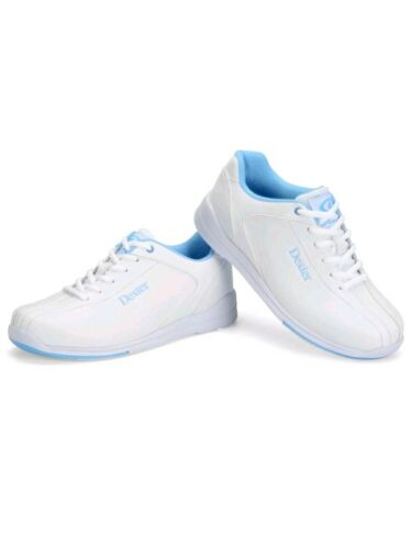 Women's Dexter Raquel IV Bowling Shoes White Blue Sz 8 1/2 M