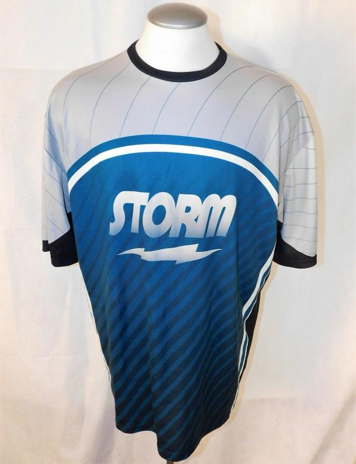 Men's STORM Bowling Jersey T-Shirt sz 2XL