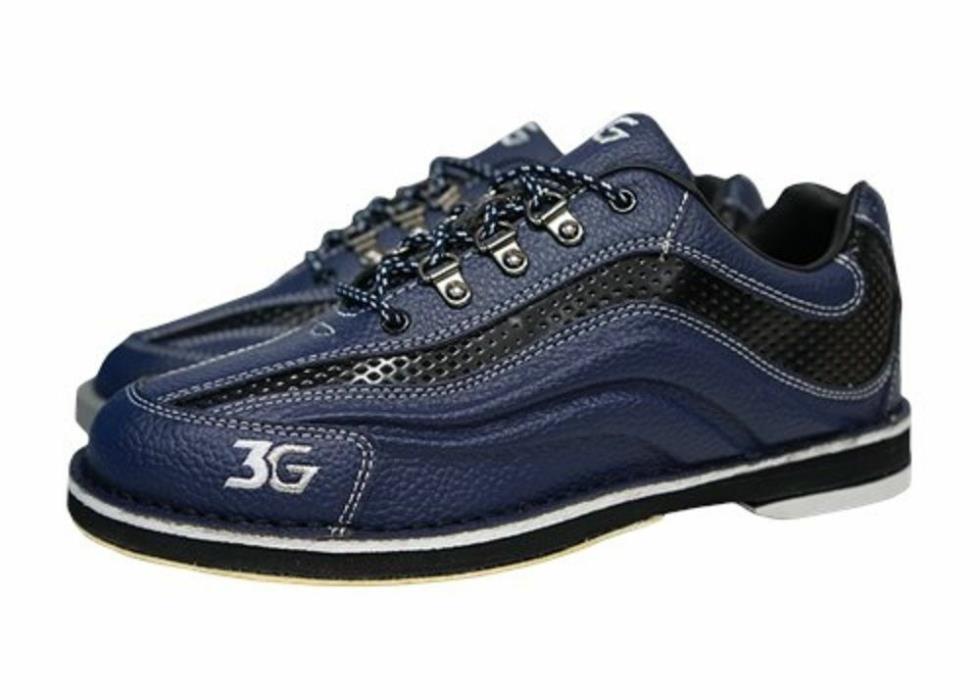 Mens 3G 900Global Sport Ultra Bowling Shoes Interchangeable BlueBlack Sz 9-13 RH