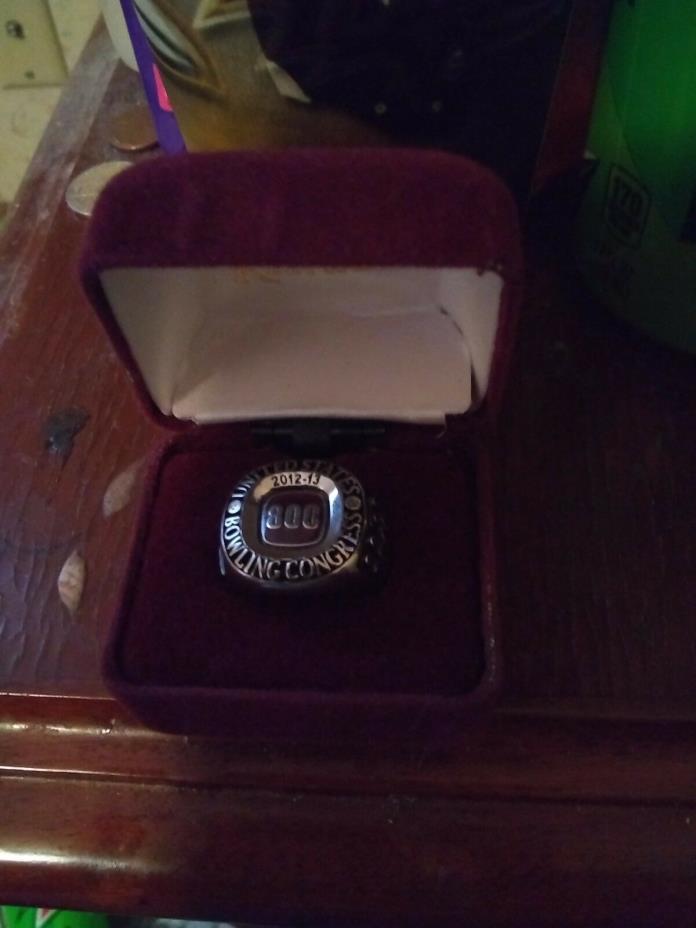 USBC 800 Series Award United States Bowling Congress Ring 2010-11 Size 12