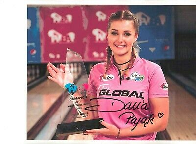 Daria Pajak PWBA Bowler Bowling Signed Autographed 8 x 10 Photo