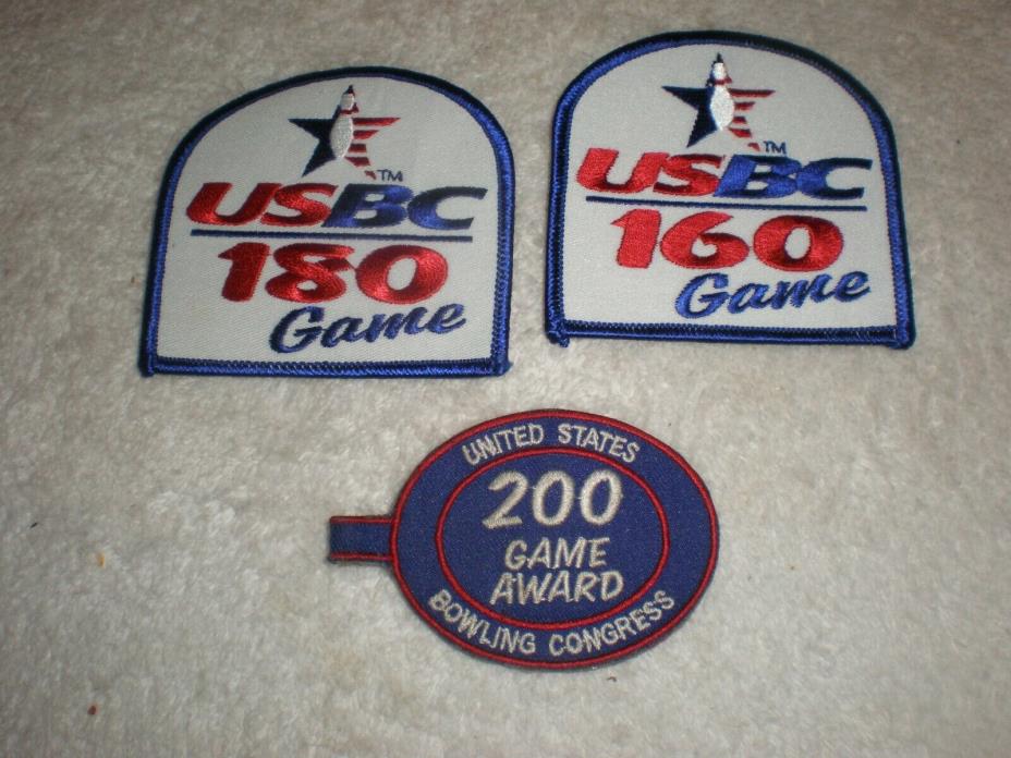 2 patches USBC 160, 180 Game patches with 200 Game Award Tag