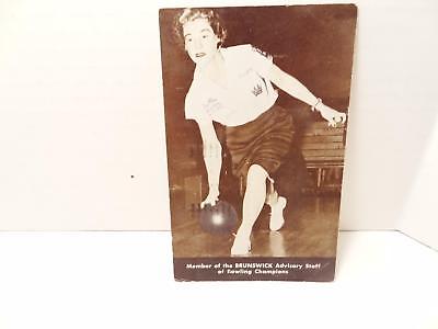 Nice vintage view of Marion Ladewig. Brunswick Bowling Champion 1957-58